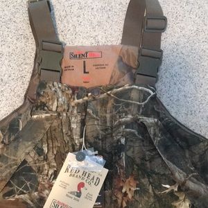 Cabela’s Men’s L RedHead Silent Hide hunting bibs